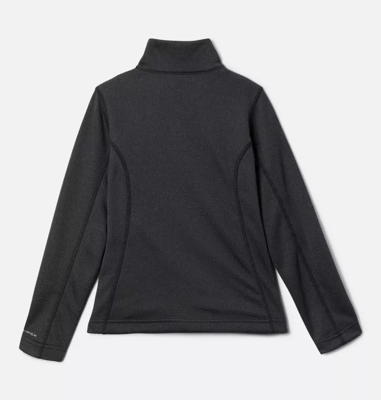 Girls' Park View™ Full Zip Fleece Jacket Black Heather