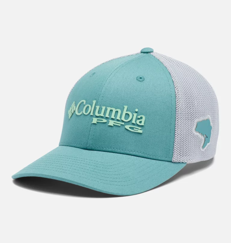 PFG Logo™ Mesh Ball Cap - Low Crown Tranquil Teal,Cool Grey