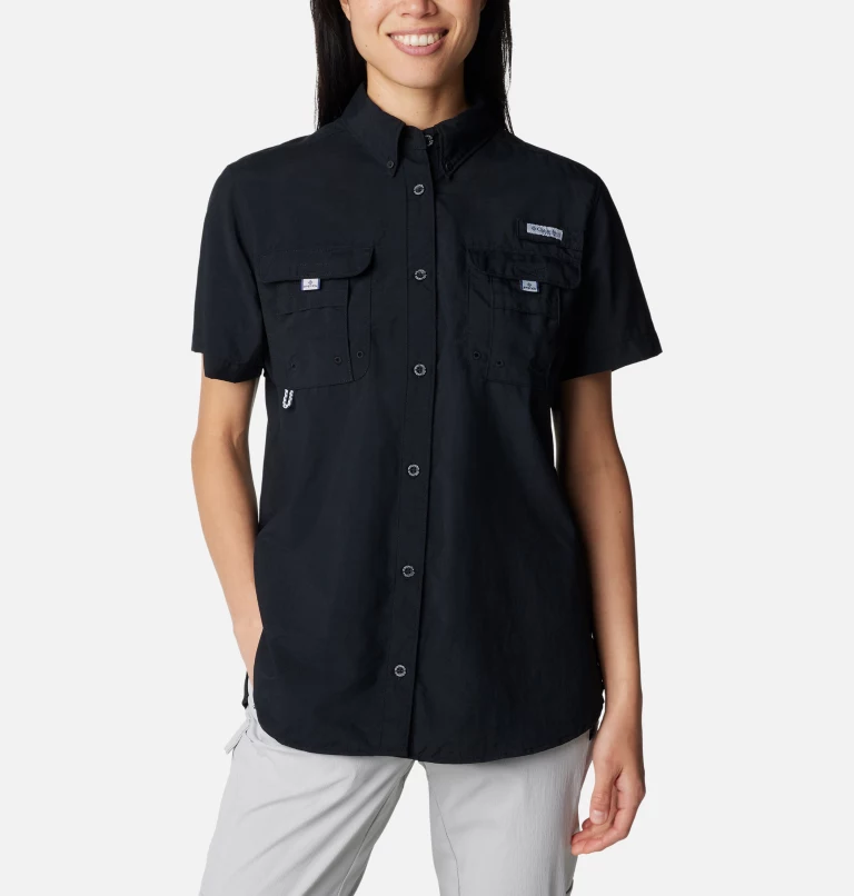 Women’s PFG Bahama™ Short Sleeve Shirt Black