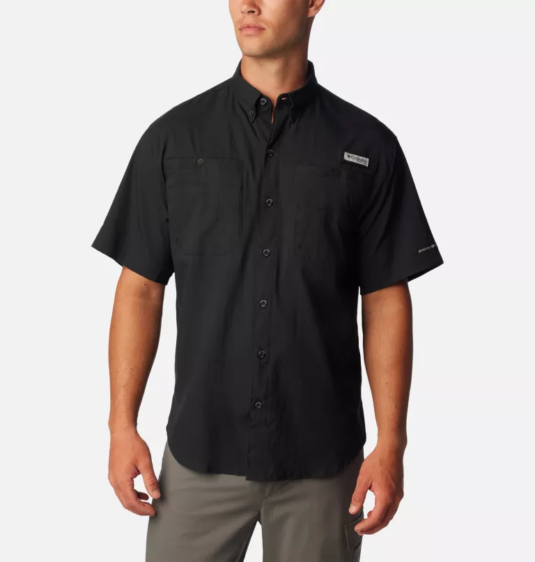 Men’s PFG Tamiami™ II Short Sleeve Shirt Black