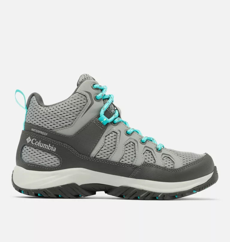 Women's Granite Trail™ Mid Waterproof Shoe Ti Grey Steel,Bright Aqua