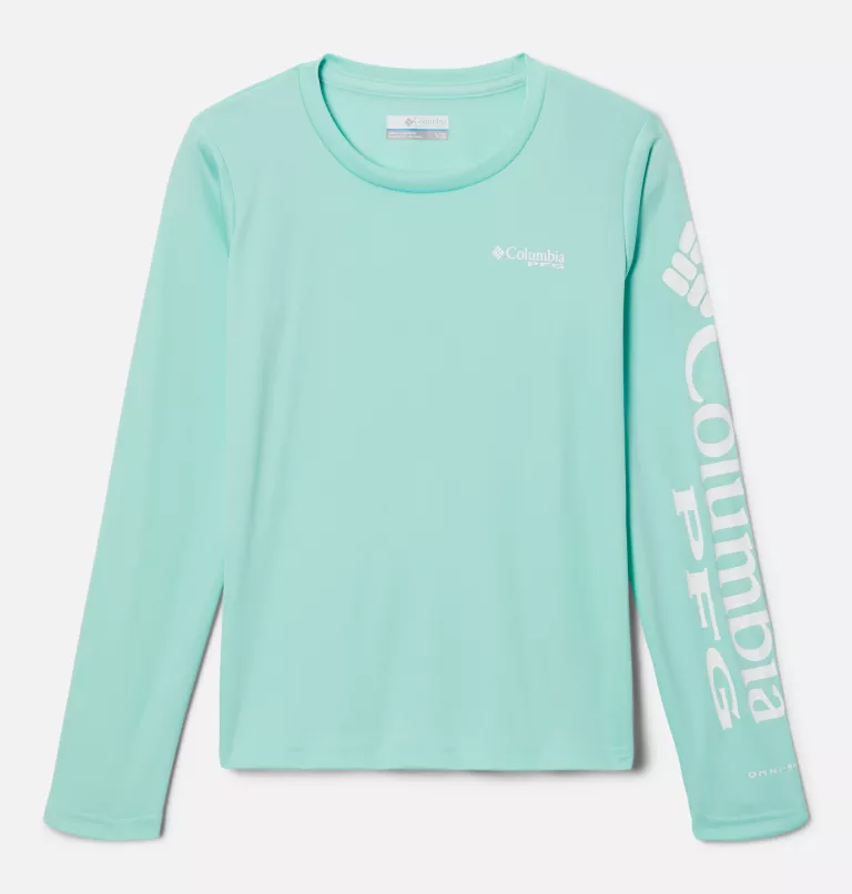 Girls PFG Tidal™ Long Sleeve T-Shirt Mint Cay