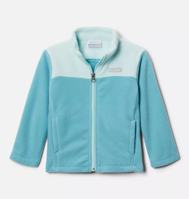 Girls' Toddler Castle Dale™ Full Zip Fleece Jacket Sea Wave,Icy Morn