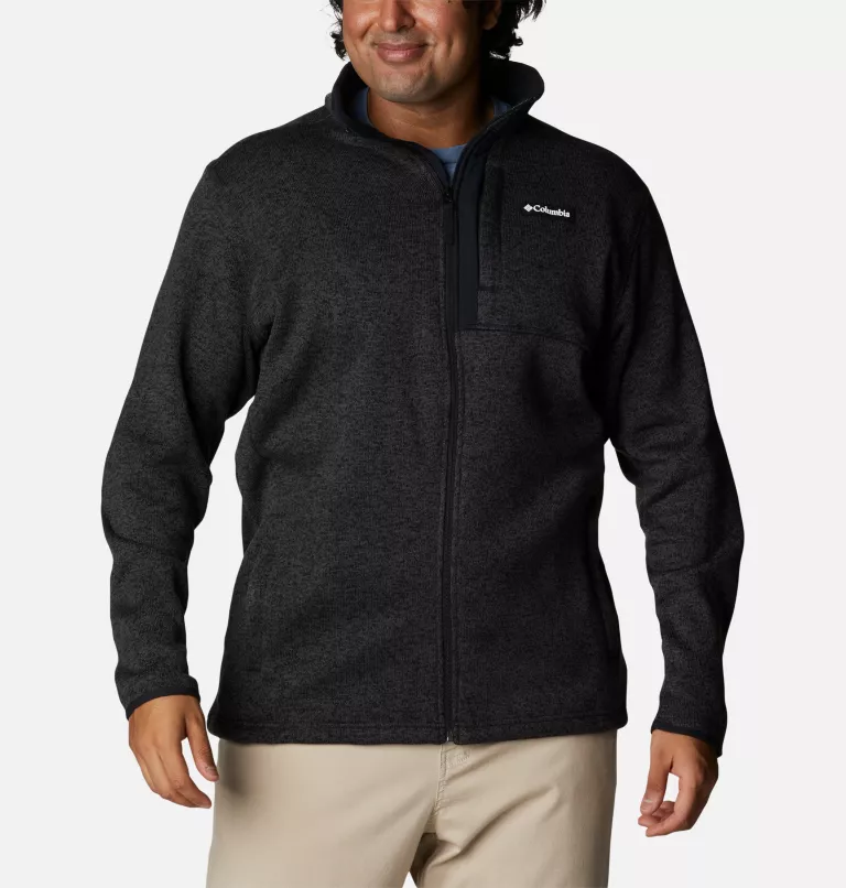 Men's Sweater Weather™ Fleece Full Zip - Big Black Heather