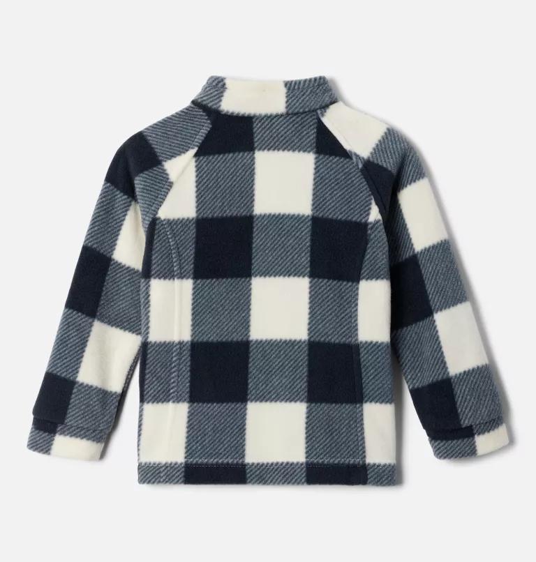 Girls’ Toddler Benton Springs™ II Printed Fleece Jacket Chalk Check