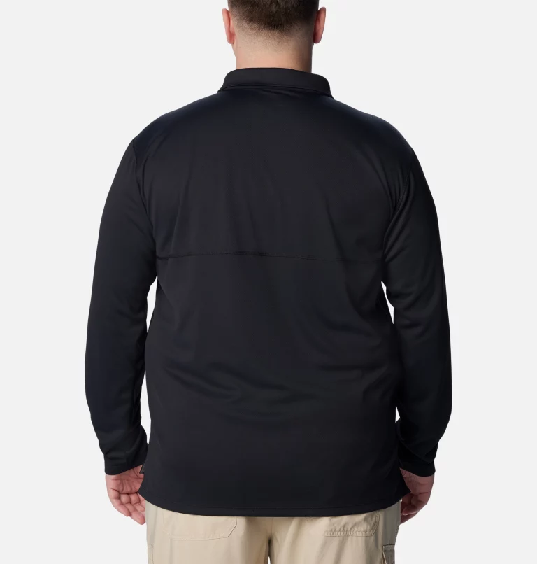 Men's Narrows Pointe™ Long Sleeve Polo - Big Black