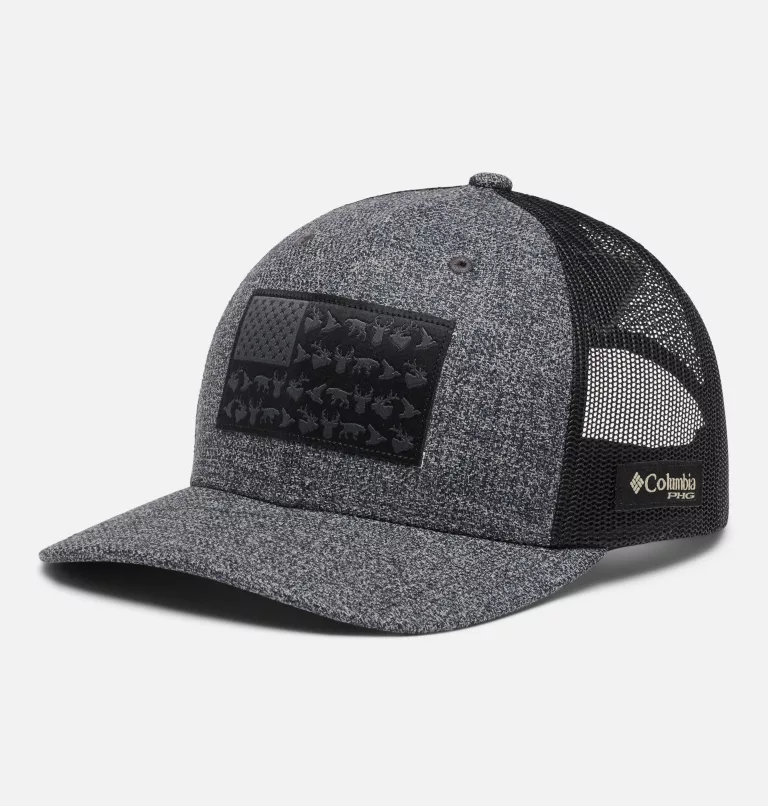 PHG Game Flag™ Mesh Snapback - High Grill Heather,Black
