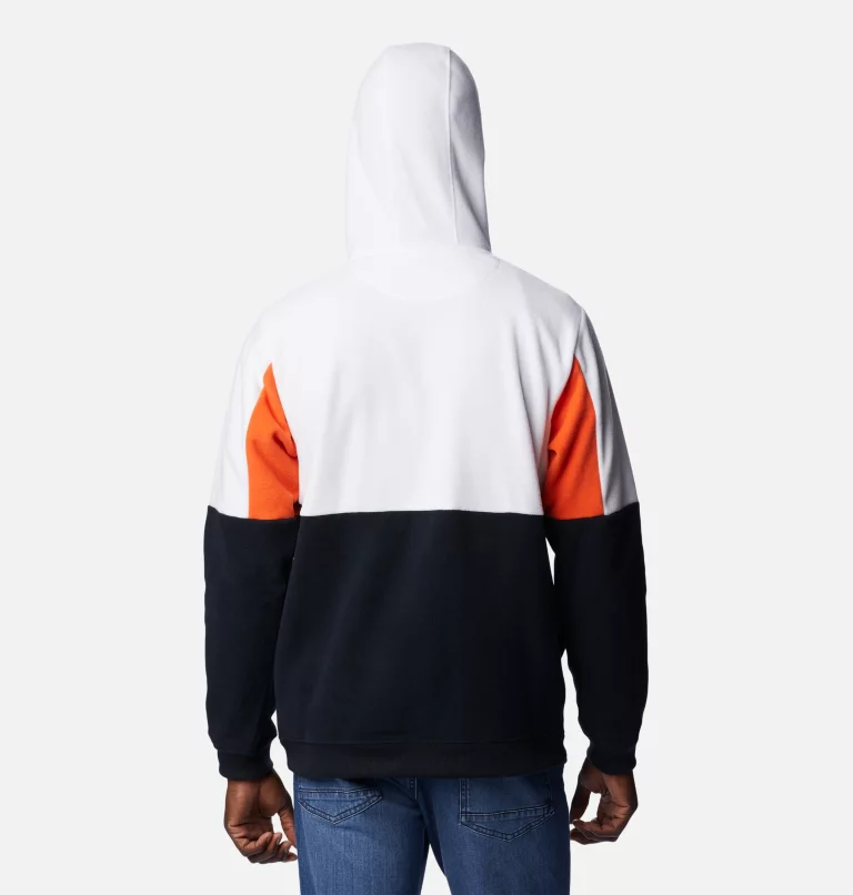 Men's Collegiate Columbia Lodge™ Fleece Hoodie - Oregon State OSU - Black,White,Tangy Orange
