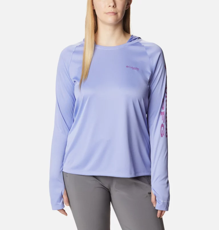 Women’s PFG Tidal Tee™ Hoodie Fairytale,Berry Jam Logo
