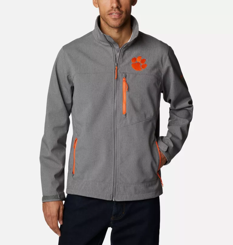Men's Collegiate Ascender™ II Softshell Jacket - Clemson CLE - City Grey
