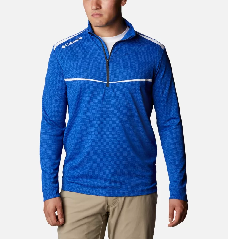 Men's Scorecard Golf Pullover Azul