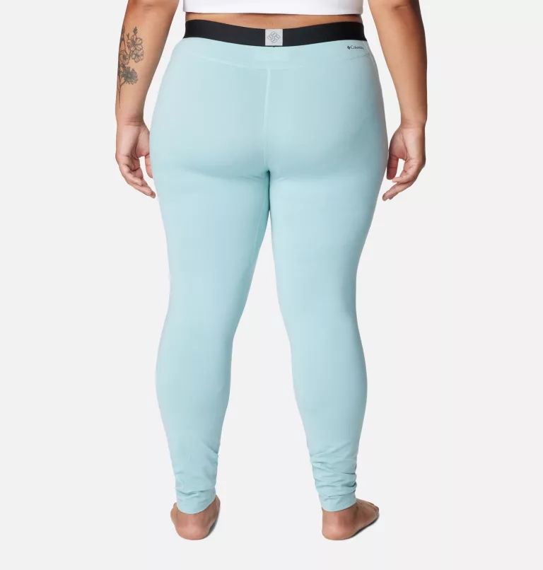 Women's Omni-Heat™ Midweight Baselayer Tights - Plus Size Aqua Haze