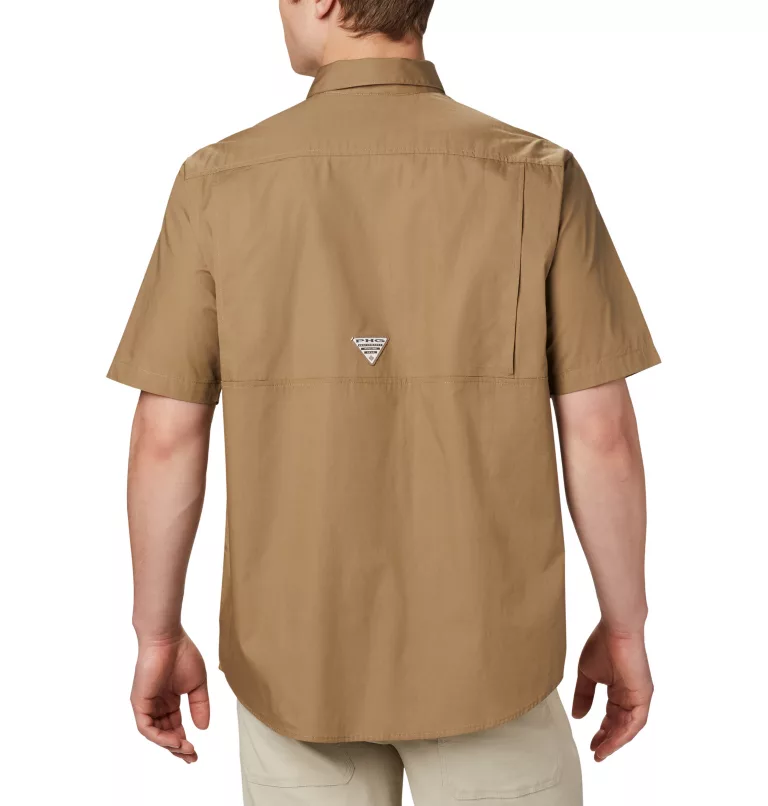 Men's PHG Sharptail™ Short Sleeve Shirt Flax,RT Edge
