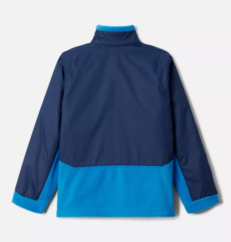 Boys’ Steens Mountain™ Overlay Fleece Jacket Bright Indigo,Collegiate Navy