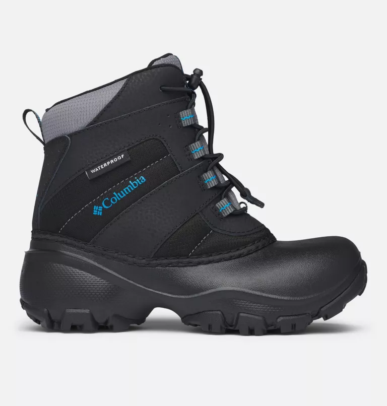 Big Kids' Rope Tow™ Waterproof Boot Black,Dark Compass