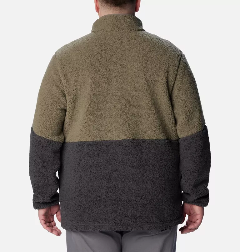 Men's Mountainside™ Heavyweight Sherpa Fleece Jacket - Big Stone Green,Shark,Ancient Fossil