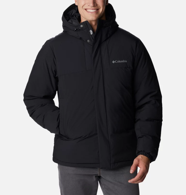 Men's Aldercrest™ Down Hooded Jacket Black