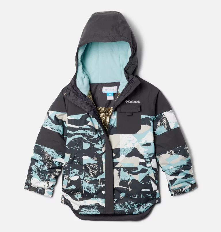 Girls' Mighty Mogul™ II Insulated Jacket Shark Geoglacial,Shark