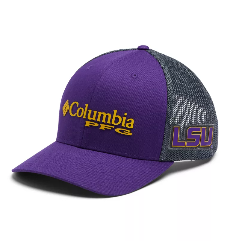 PFG Mesh Snap Back™ Ball Cap - LSU LSU - Vivid Purple,Charcoal