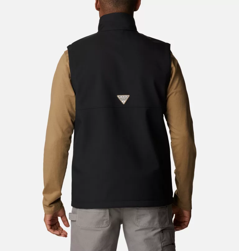Men's PHG Ascender™ Softshell Vest Black,RT Edge