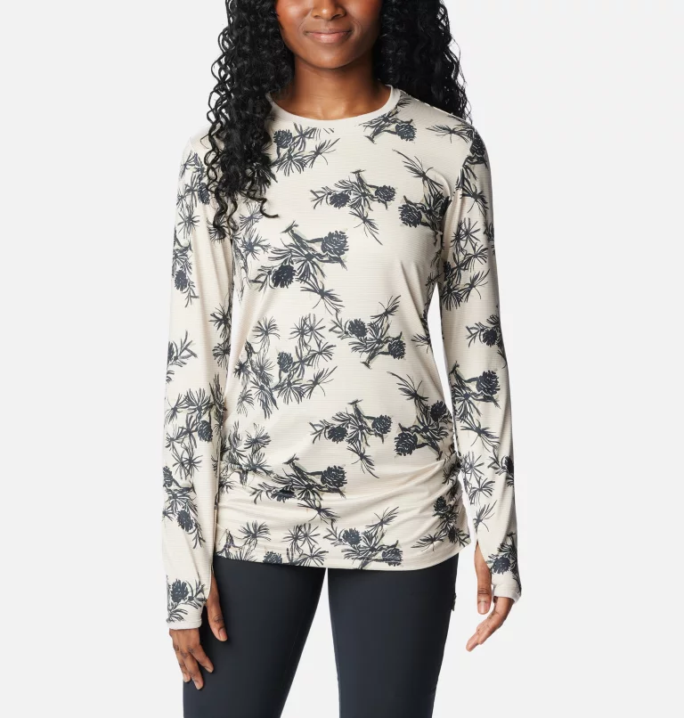 Women's Leslie Falls™ Long Sleeve Shirt Dark Stone Pinecones