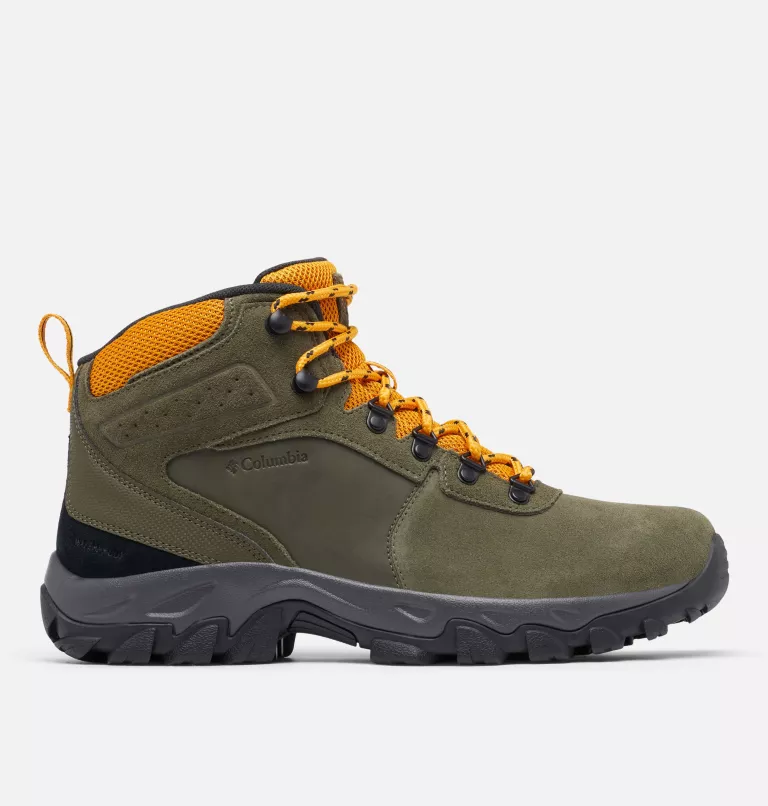Men's Newton Ridge™ Plus II Suede Waterproof Hiking Boot Peatmoss,Raw Honey