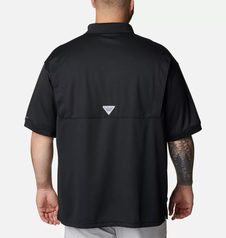 Men’s PFG Perfect Cast™ Polo Shirt - Big Black
