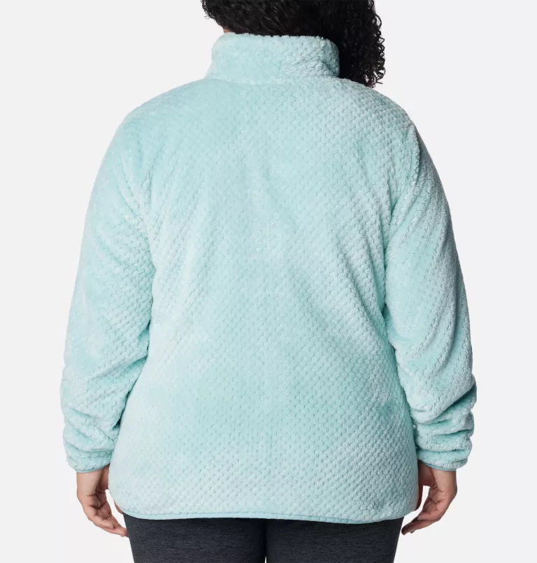 Women's Fire Side™ II Sherpa Full Zip Fleece - Plus Size Aqua Haze