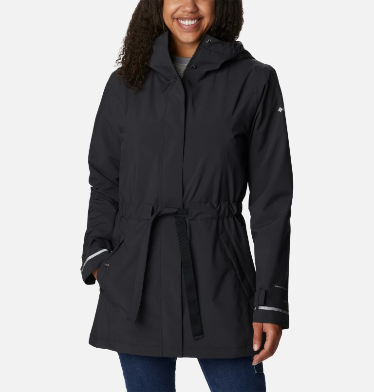 Women's Here and There™ II Rain Trench Black