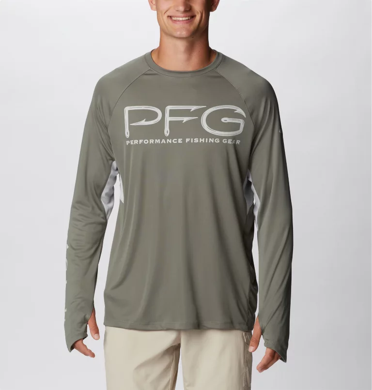 Men's PFG Terminal Tackle™ Vent Long Sleeve Shirt Cool Grey,City Grey