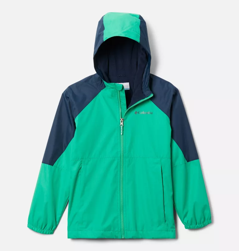 Boys’ Endless Explorer™ Jacket Dark Lime,Collegiate Navy