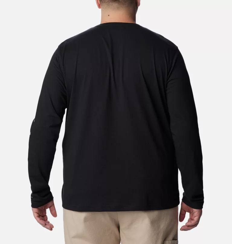 Men's Thistletown Hills™ Long Sleeve Logo T-Shirt - Big Black