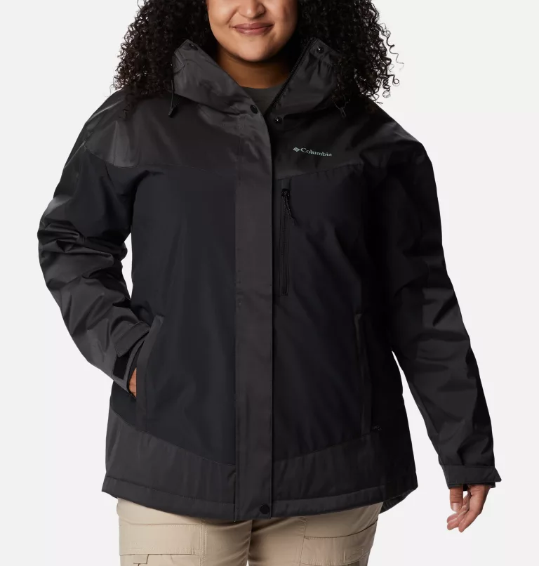 Women's Point Park™ Insulated Jacket - Plus Size Black Sheen,Black