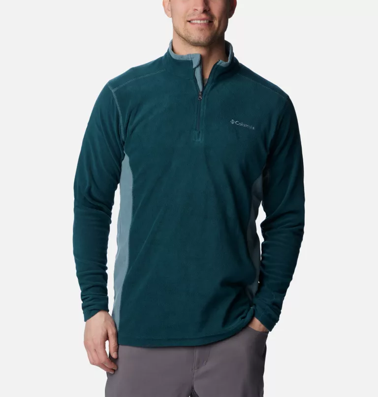 Men's Klamath Range™ II Half Zip Fleece Pullover - Tall Night Wave,Metal