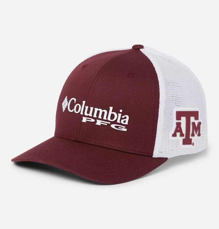 PFG Mesh™ Ball Cap - Texas A&M TAM - Deep Maroon