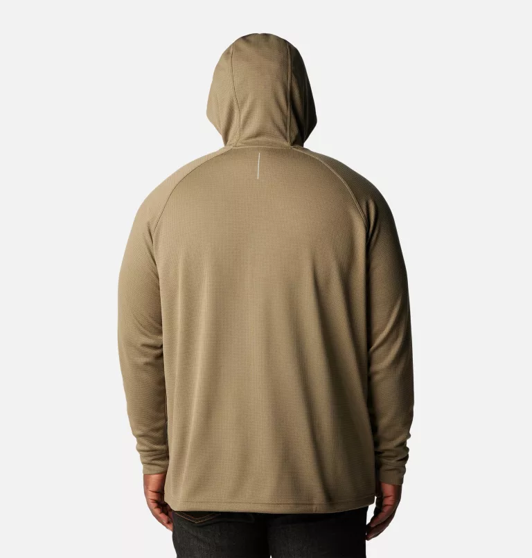Men's Black Mesa™ Waffle Knit Hoodie - Big Stone Green