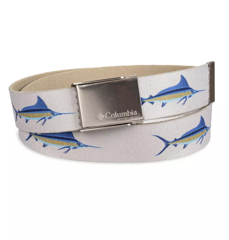 Men's Web Fish Belt Stone