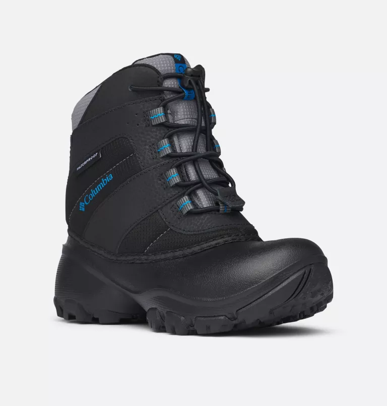 Big Kids' Rope Tow™ Waterproof Boot Black,Dark Compass