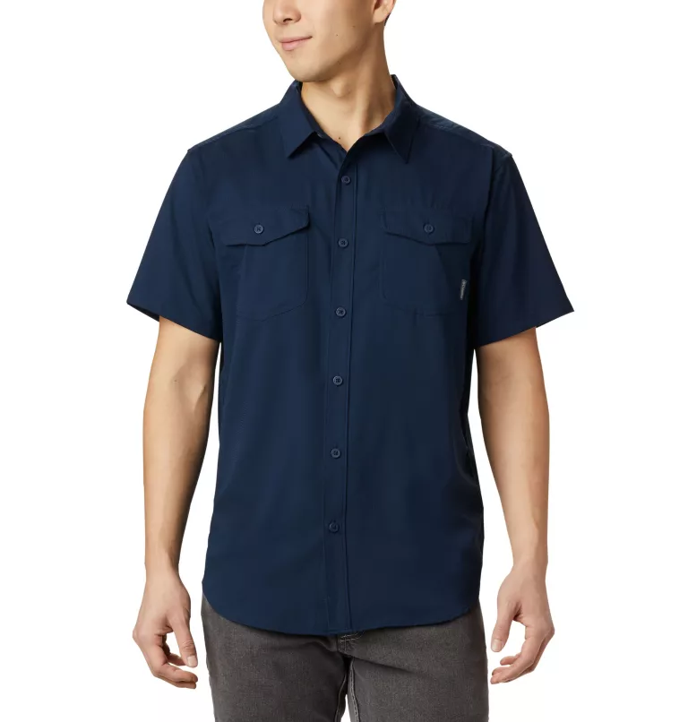 Men's Utilizer™ II Solid Short Sleeve Shirt – Tall Columbia Grey