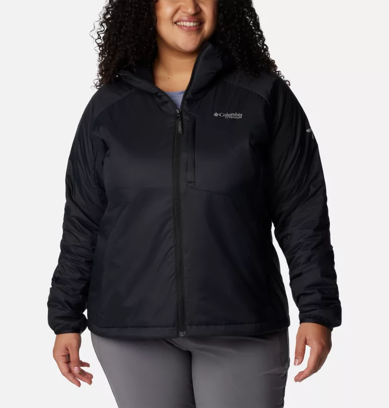 Women's Silver Leaf™ Stretch Insulated Jacket - Plus Size Black
