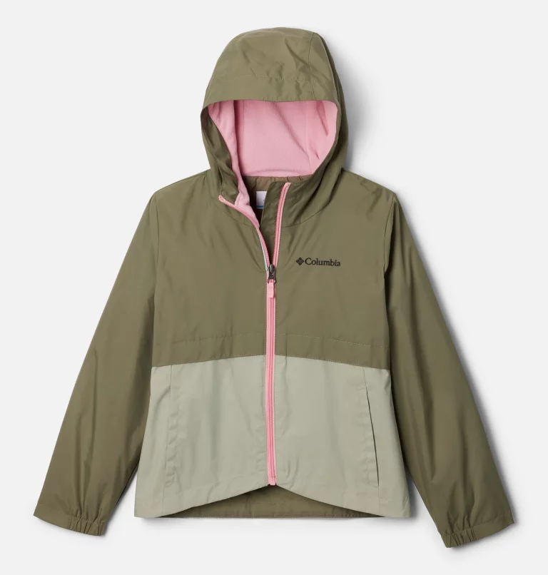 Girls’ Rain-Zilla™ Jacket Stone Green,Safari