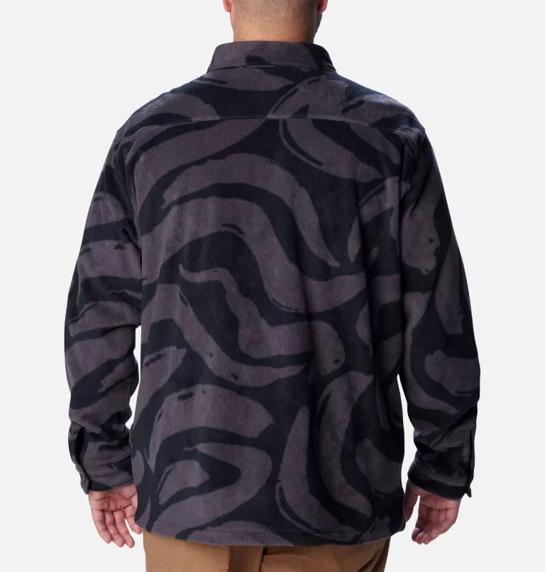 Men's Steens Mountain™ Printed Shirt Jacket - Big Black Snowdrifts Print
