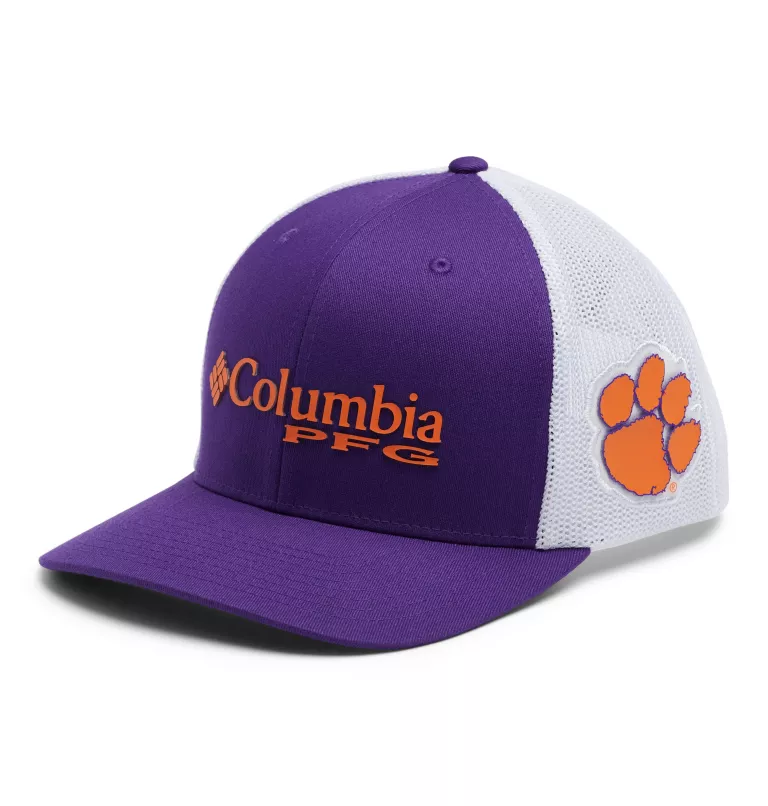 PFG Mesh Snap Back™ Ball Cap - Clemson CLE - Vivid Purple