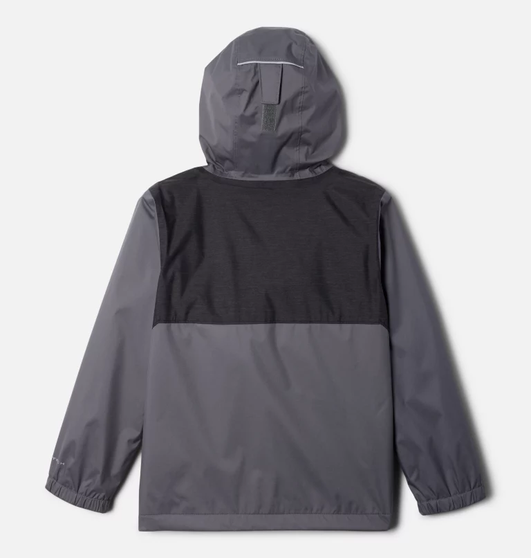 Boys' Rainy Trails™ Fleece Lined Jacket City Grey,Black Slub