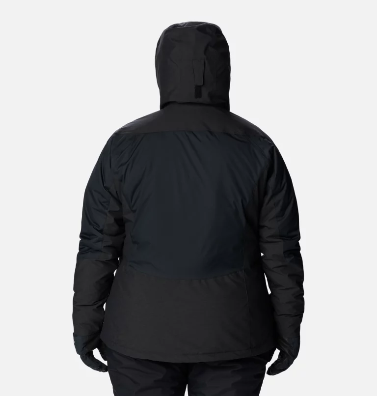 Women's Rosie Run™ Insulated Jacket - Plus Size Black,Black Heather