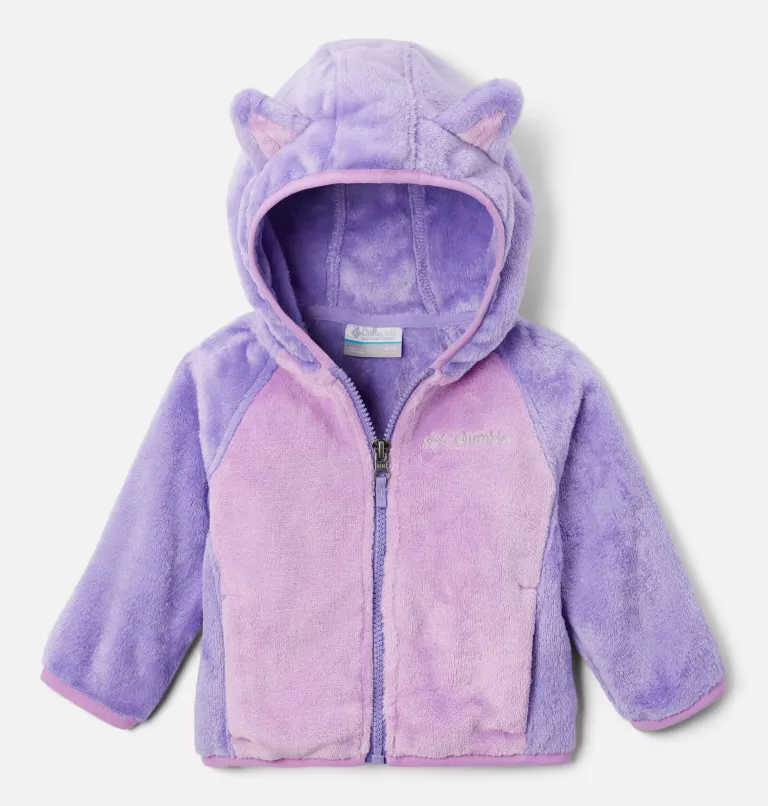 Infant Foxy Baby™ Sherpa Jacket Paisley Purple,Gumdrop