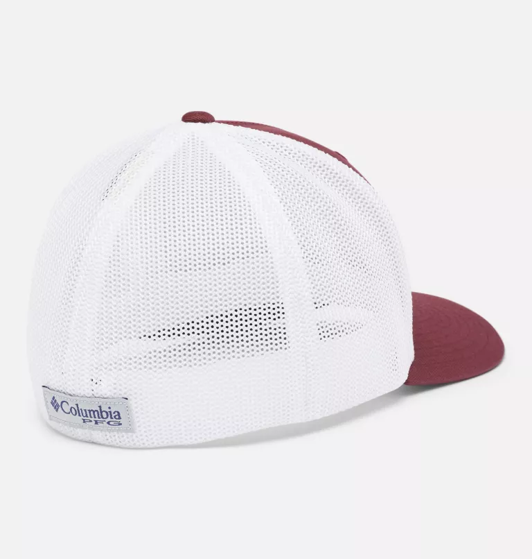 PFG Mesh™ Fish Flag Ball Cap - Texas A&M TAM - Deep Maroon
