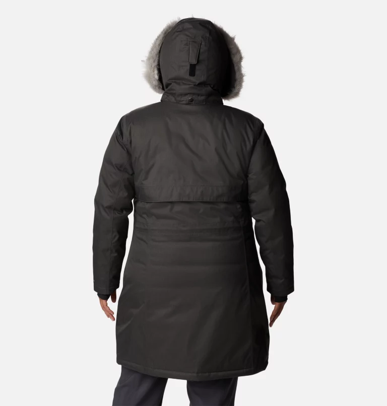 Women's Apres Arson™ Winter Long Down Jacket - Plus Size Black