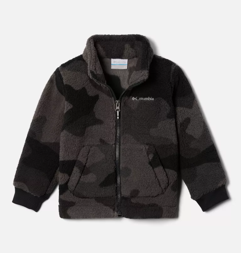 Boys' Toddler Rugged Ridge™ II Full Zip Sherpa Black Mod Camo