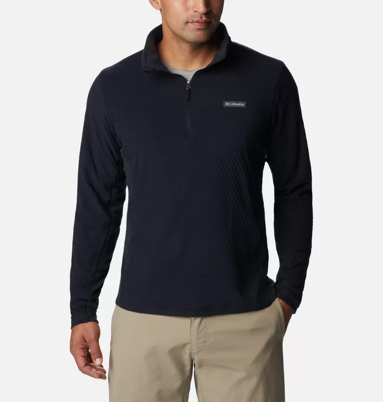 Men's Overlook Pass™ Half Zip Shirt Black